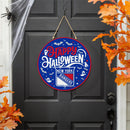New York Rangers Halloween Round Door Décor with Hanging Rope, 18x18