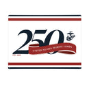 15.5"L x 11.5"H Medium Metal Wall Sign, US Marine Corps, 250th Anniversary