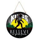 Los Angeles Kings Bigfoot Round Door Décor with Hanging Rope, 18x18