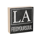 State Wooden Plock Louisiana 6x6"