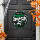 Dallas Stars Halloween Round Door Décor with Hanging Rope, 18x18