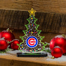 Chicago Cubs Baseball Holiday Tree Desklite LED Decor