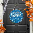 Detroit Lions Halloween Round Door Décor with Hanging Rope, 18x18