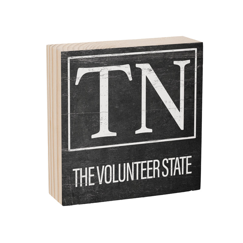 State Wooden Plock Tennessee 6x6"
