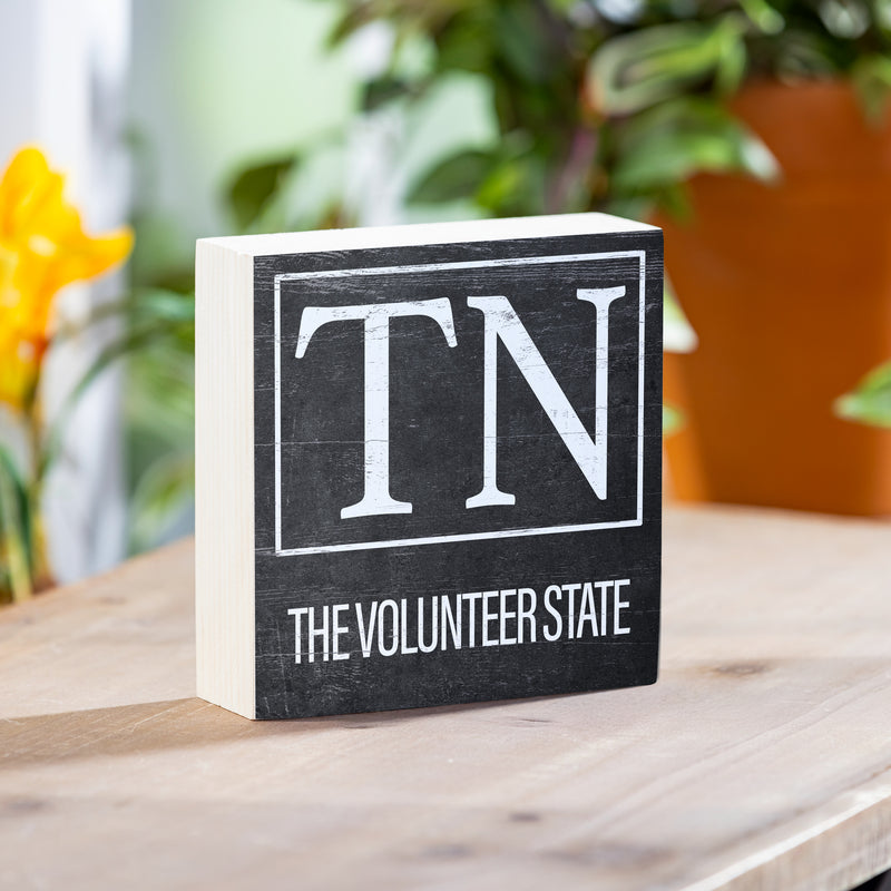 State Wooden Plock Tennessee 6x6"