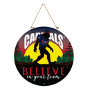 Washington Capitals Bigfoot Round Door Décor with Hanging Rope, 18x18