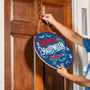 Buffalo Bills Halloween Round Door Décor with Hanging Rope, 18x18