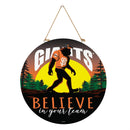 San Francisco Giants Bigfoot Round Door Décor with Hanging Rope, 18x18