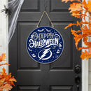 Tampa Bay Lightning Halloween Round Door Décor with Hanging Rope, 18x18