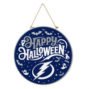 Tampa Bay Lightning Halloween Round Door Décor with Hanging Rope, 18x18