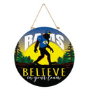 Los Angeles Rams Bigfoot Round Door Décor with Hanging Rope, 18x18