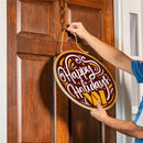 Washington Commanders Holiday Round Door Décor with Hanging Rope, 18x18