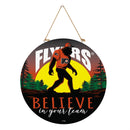 Philadelphia Flyers Bigfoot Round Door Décor with Hanging Rope, 18x18