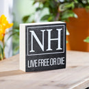 State Wooden Plock New Hampshire 6x6"