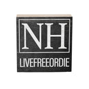 State Wooden Plock New Hampshire 6x6"