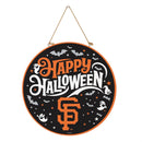 San Francisco Giants Halloween Round Door Décor with Hanging Rope, 18x18