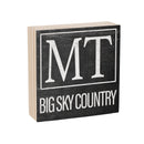 State Wooden Plock Montana 6x6"