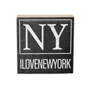 State Wooden Plock New York 6x6"