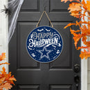 Dallas Cowboys Halloween Round Door Décor with Hanging Rope, 18x18