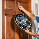 Utah Mammoth Halloween Round Door Décor with Hanging Rope, 18x18