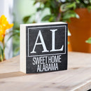 State Wooden Plock Alabama 6x6"