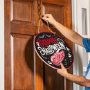 Detroit Red Wings Halloween Round Door Décor with Hanging Rope, 18x18