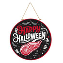 Detroit Red Wings Halloween Round Door Décor with Hanging Rope, 18x18