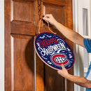 Montreal Canadiens Halloween Round Door Décor with Hanging Rope, 18x18