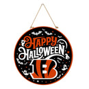 Cincinnati Bengals Halloween Round Door Décor with Hanging Rope, 18x18