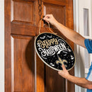 New Orleans Saints Halloween Round Door Décor with Hanging Rope, 18x18