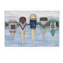 Lake Living Wooden Wall Art Paddles 16x24"
