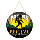 San Diego Padres Bigfoot Round Door Décor with Hanging Rope, 18x18