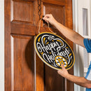 Boston Bruins Holiday Round Door Décor with Hanging Rope, 18x18
