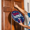 Minnesota Twins Halloween Round Door Décor with Hanging Rope, 18x18