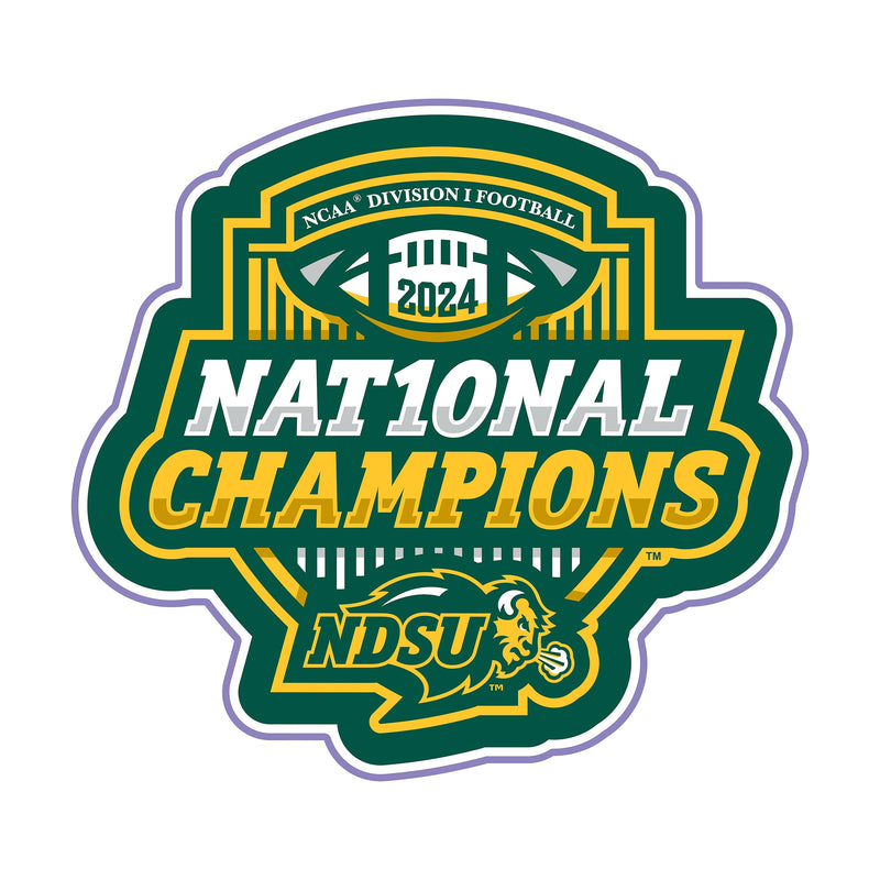 North Dakota State University FCS Champions Shaped Logo, Trophy