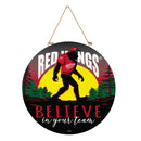 Detroit Red Wings Bigfoot Round Door Décor with Hanging Rope, 18x18