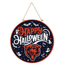 Chicago Bears Halloween Round Door Décor with Hanging Rope, 18x18