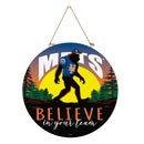 New York Mets Bigfoot Round Door Décor with Hanging Rope, 18x18