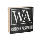 State Wooden Plock Washington 6x6"