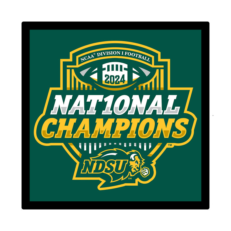 North Dakota State University FCS Champions Edge Lite 23" Square, LED Wall Sign