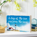 Coastal Wooden Plock Restore Soul 12x8"