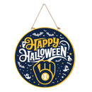 Milwaukee Brewers Halloween Round Door Décor with Hanging Rope, 18x18