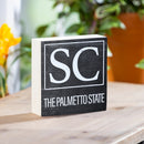 State Wooden Plock South Carolina 6x6"