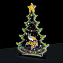 Minnesota Vikings NFL Football Holiday Tree Desklite LED Decor