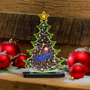 Los Angeles Dodgers Baseball Holiday Tree Desklite LED Decor