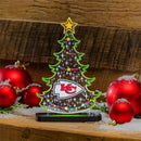 Kansas City Chiefs NFL Football Holiday Tree Desklite LED Decor