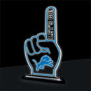 Detroit Lions NFL Football Foam Finger Desklite LED Decor