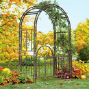 Montebello Iron Garden Arbor with Gate,50510