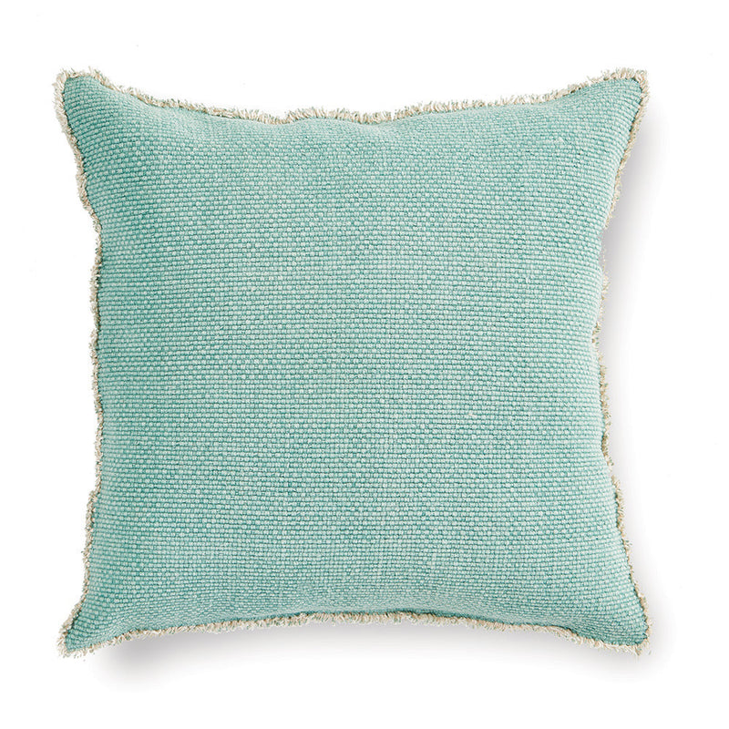 NAPA Home & Garden, WOVEN FRINGED SQUARE PILLOW,JM200BL