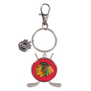 Chicago Blackhawks Key Chain Charm